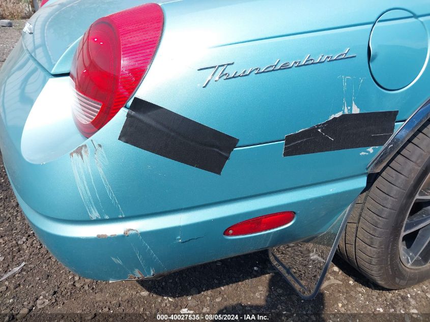 2002 Ford Thunderbird VIN: 1FAHP60A92Y109125 Lot: 40027535