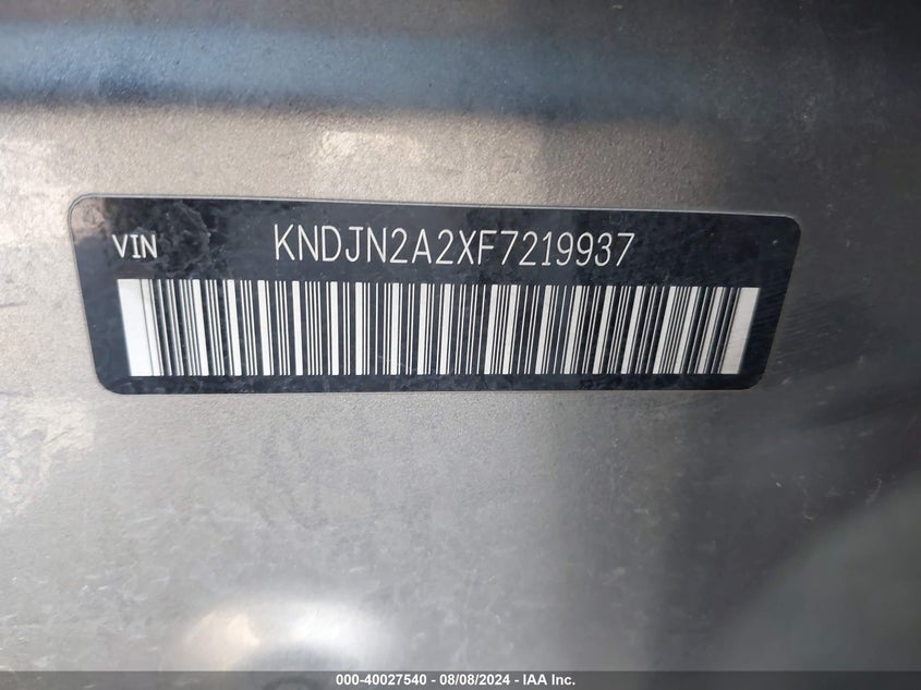 2015 KIA SOUL - KNDJN2A2XF7219937