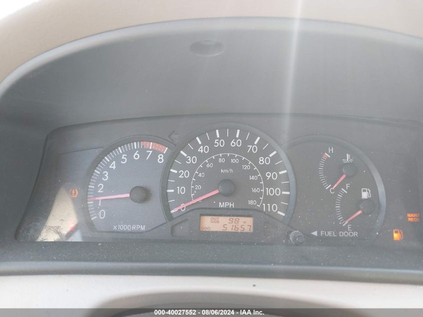 2008 Toyota Corolla Ce VIN: 1NXBR32E08Z955521 Lot: 40027552