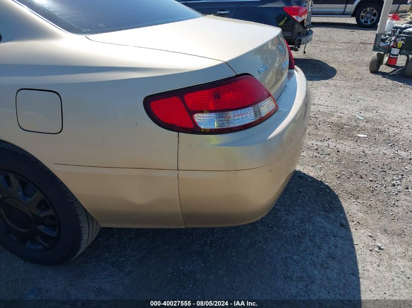 2001 Toyota Camry Solara Se VIN: 2T1CG22P71C511310 Lot: 40027555