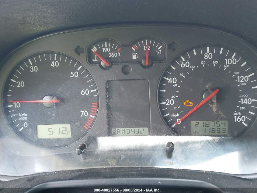 2003 Volkswagen Jetta Gls VIN: 3VWSE69M83M116127 Lot: 40027556