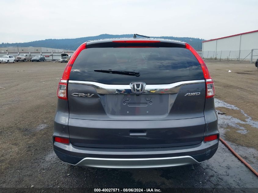 2015 Honda Cr-V Ex VIN: 2HKRM4H5XFH677247 Lot: 40027571