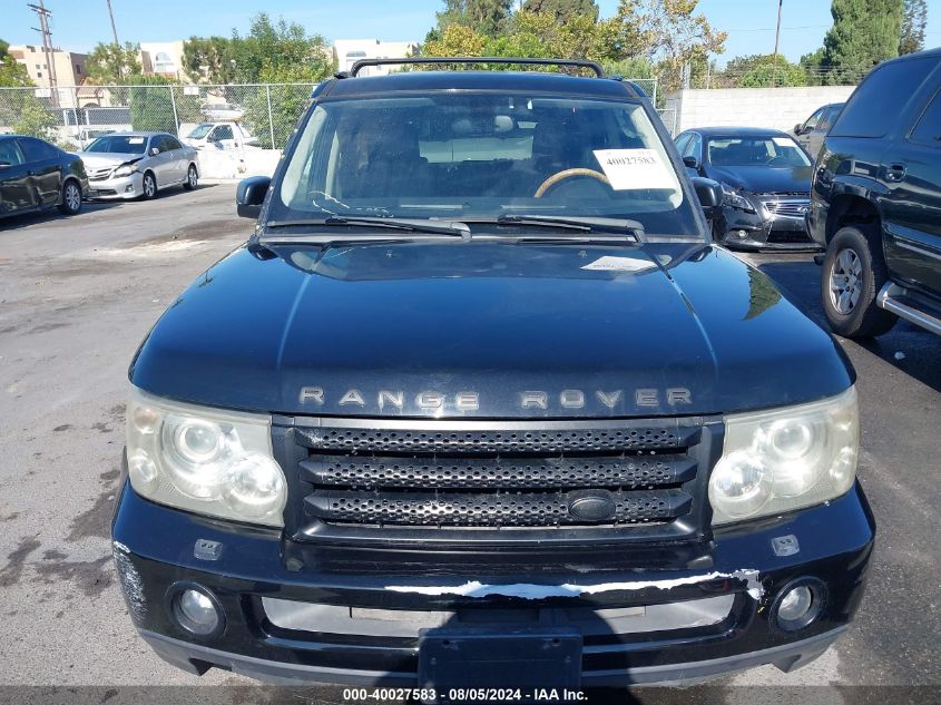 2006 Land Rover Range Rover Sport Hse VIN: SALSD25496A903313 Lot: 40027583