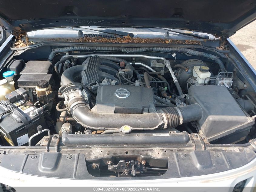 2010 Nissan Xterra S VIN: 5N1AN0NW9AC514654 Lot: 40027594