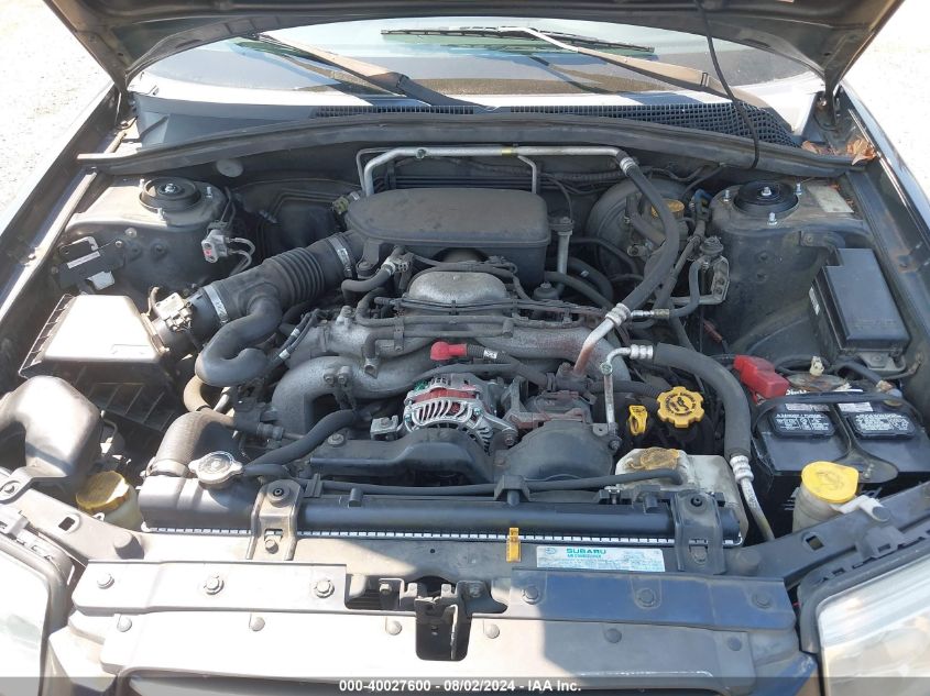 2006 Subaru Forester 2.5X VIN: JF1SG656X6H713766 Lot: 40027600