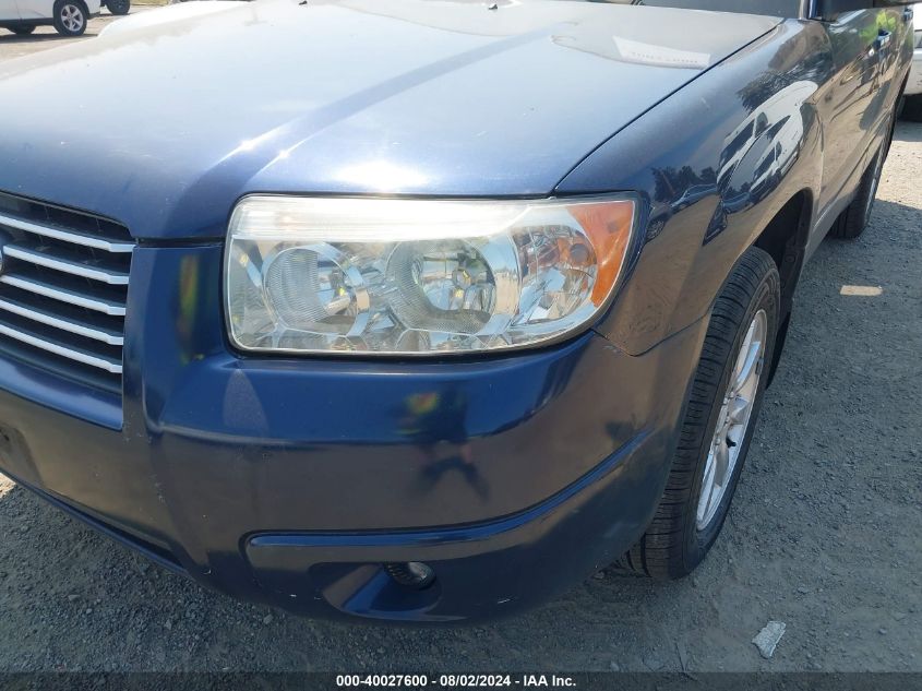 2006 Subaru Forester 2.5X VIN: JF1SG656X6H713766 Lot: 40027600