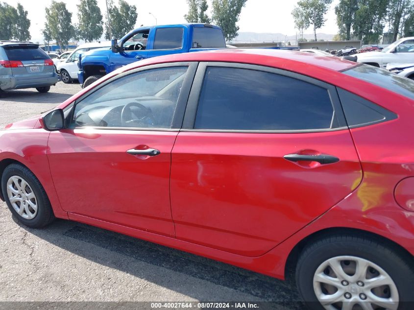 2012 Hyundai Accent Gls VIN: KMHCT4AE8CU076385 Lot: 40027644