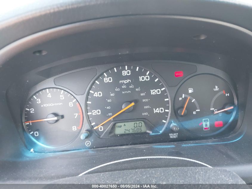 2000 Honda Accord 2.3 Lx VIN: JHMCG5547YC037332 Lot: 40027650