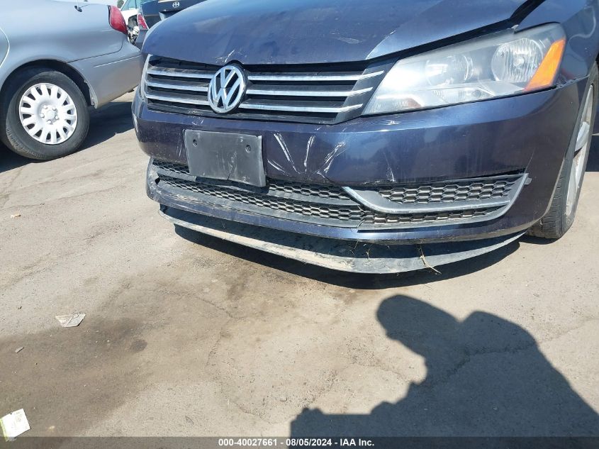 2012 Volkswagen Passat 2.5L Se VIN: 1VWBP7A34CC043889 Lot: 40027661