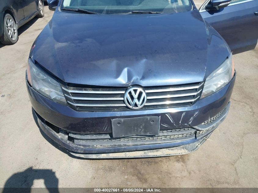 2012 Volkswagen Passat 2.5L Se VIN: 1VWBP7A34CC043889 Lot: 40027661