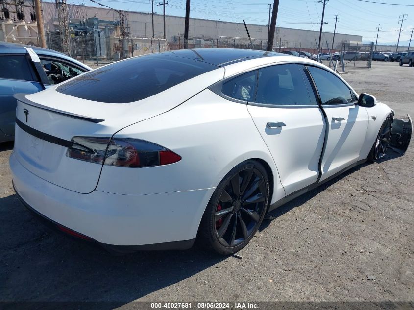 VIN 5YJSA1H23EFP62779 2014 Tesla Model S, P85D no.4