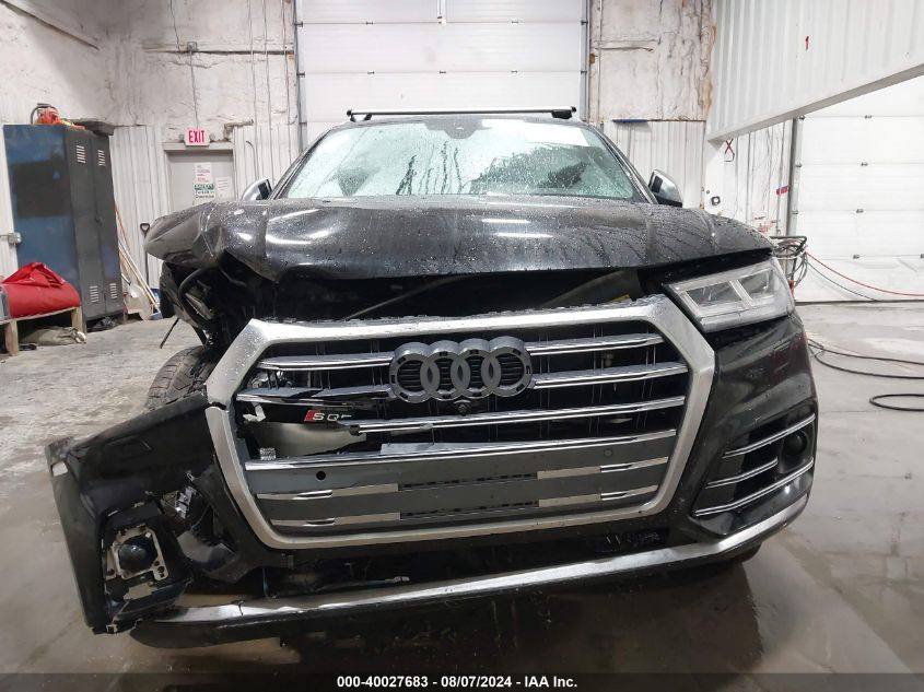 2018 Audi Sq5 3.0T Premium Plus VIN: WA1C4AFY1J2243790 Lot: 40027683