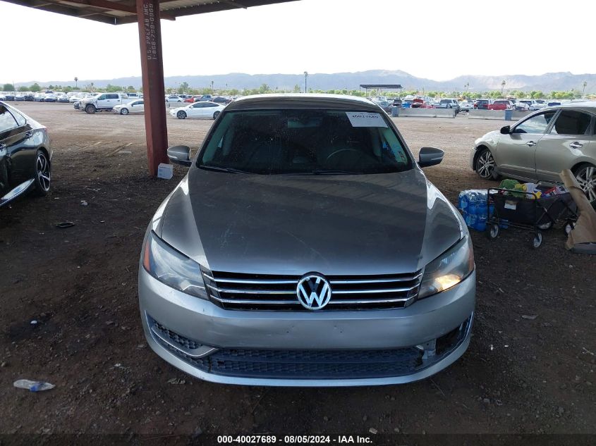 2013 Volkswagen Passat Se VIN: 1VWBP7A33DC036451 Lot: 40027689