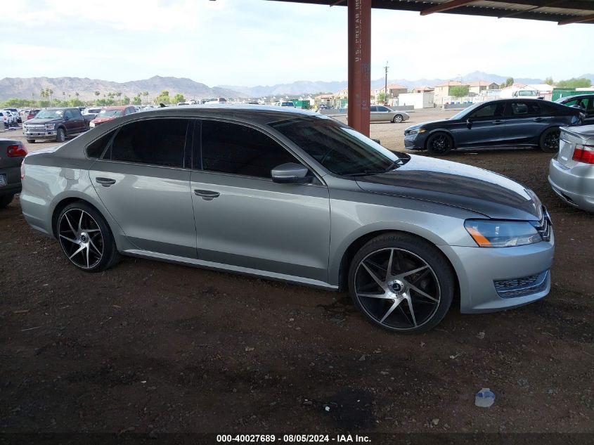 2013 Volkswagen Passat Se VIN: 1VWBP7A33DC036451 Lot: 40027689