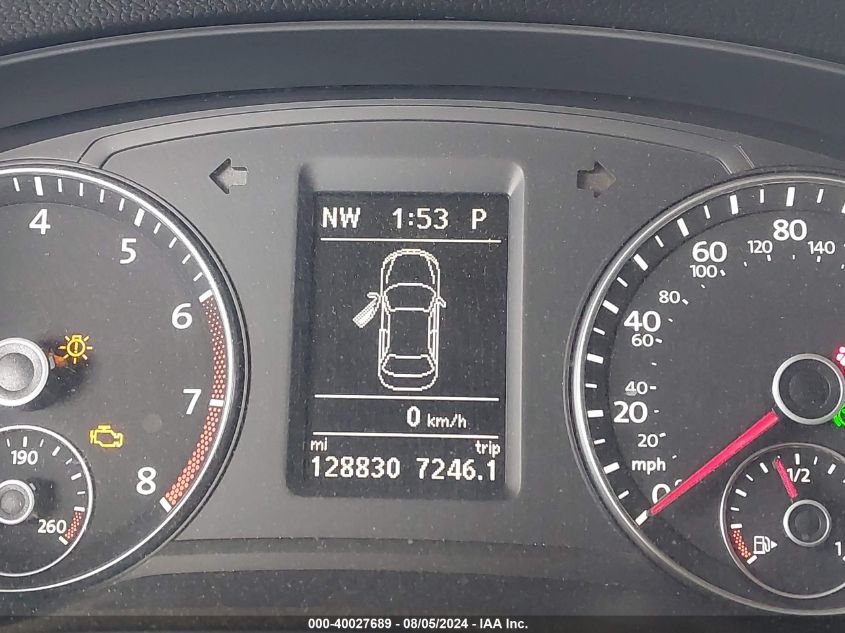 2013 Volkswagen Passat Se VIN: 1VWBP7A33DC036451 Lot: 40027689