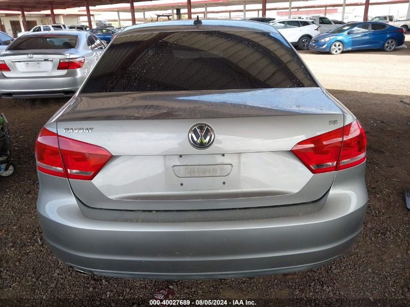 2013 Volkswagen Passat Se VIN: 1VWBP7A33DC036451 Lot: 40027689