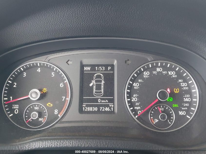 2013 Volkswagen Passat Se VIN: 1VWBP7A33DC036451 Lot: 40027689