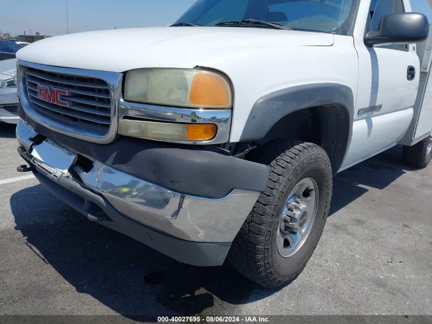 2002 GMC Sierra 2500Hd Sl/Sle/Standard VIN: 1GTHC24U82E305380 Lot: 40027695