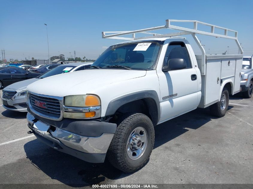 2002 GMC Sierra 2500Hd Sl/Sle/Standard VIN: 1GTHC24U82E305380 Lot: 40027695