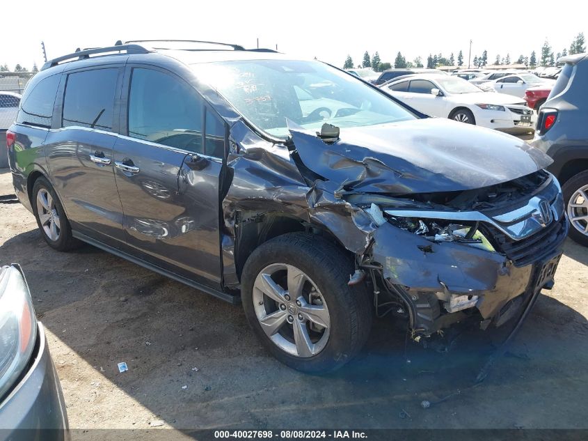 2019 Honda Odyssey Ex-L VIN: 5FNRL6H72KB127968 Lot: 40027698