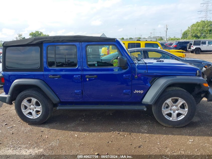 1C4HJXDG5JW322258 2018 Jeep Wrangler Unlimited Sport S 4X4