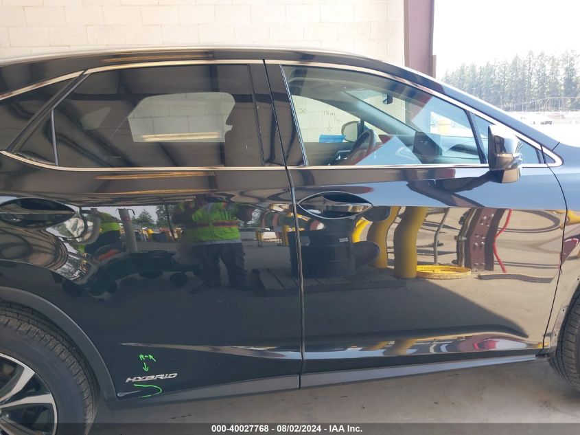 2021 Lexus Rx 450H VIN: 2T2HGMDA6MC066357 Lot: 40027768