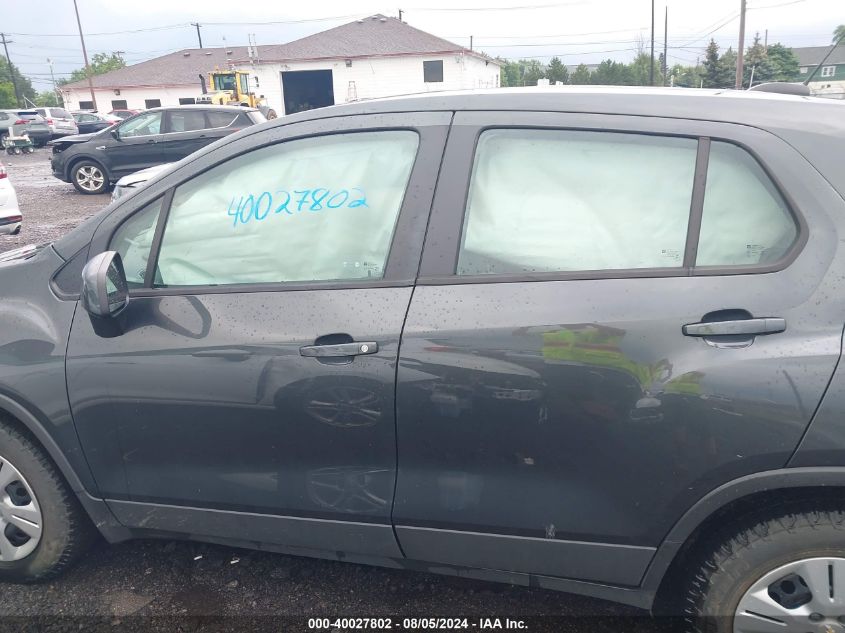 2019 CHEVROLET TRAX LS - 3GNCJKSB4KL167348