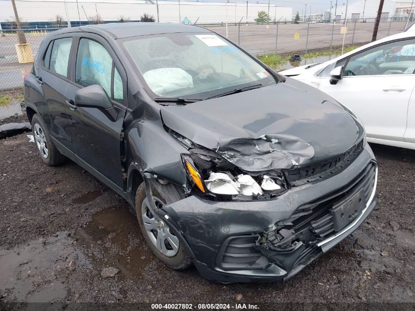 2019 Chevrolet Trax Ls VIN: 3GNCJKSB4KL167348 Lot: 40027802