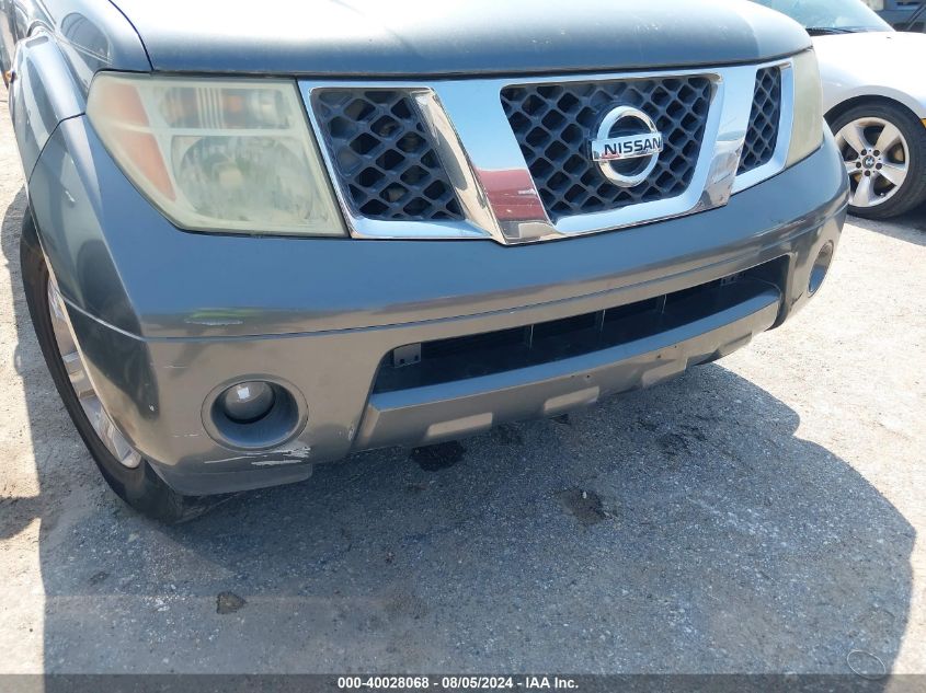 2006 Nissan Pathfinder Le VIN: 5N1AR18W56C627790 Lot: 40028068