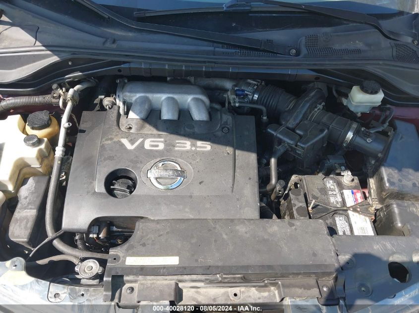 2006 Nissan Murano Sl VIN: JN8AZ08W86W530844 Lot: 40028120