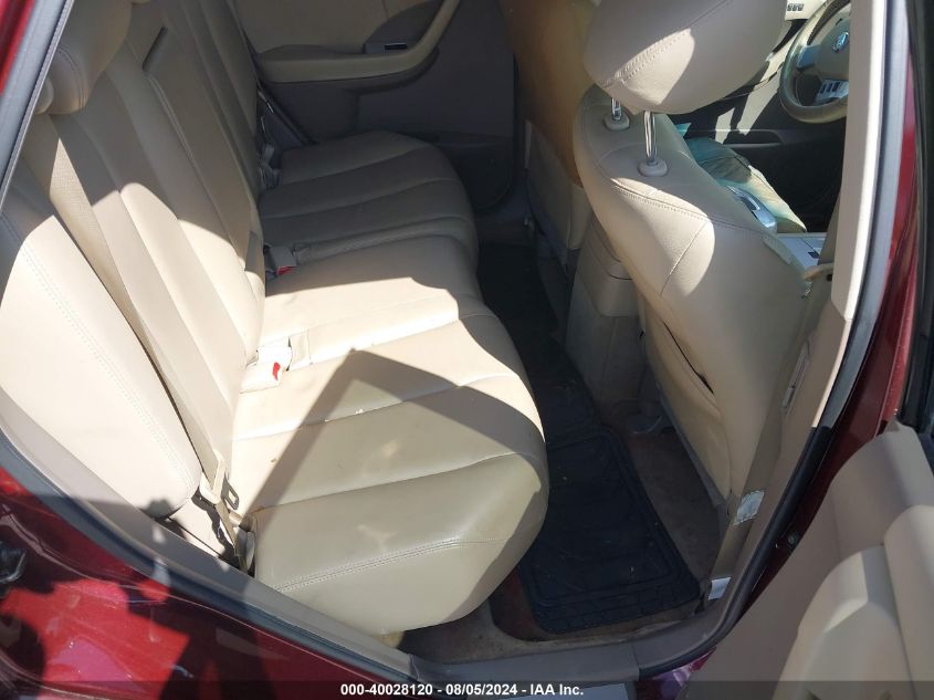 2006 Nissan Murano Sl VIN: JN8AZ08W86W530844 Lot: 40028120