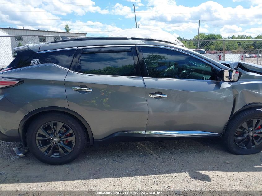 2017 Nissan Murano Sv VIN: 5N1AZ2MH7HN183249 Lot: 40028287