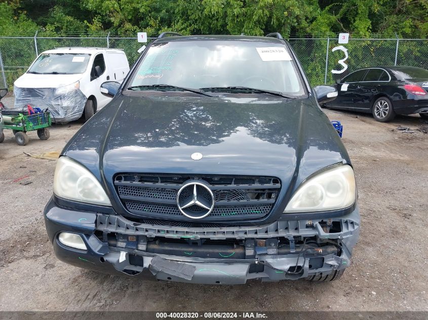 2003 Mercedes-Benz Ml 320 VIN: 4JGAB54E03A380274 Lot: 40028320