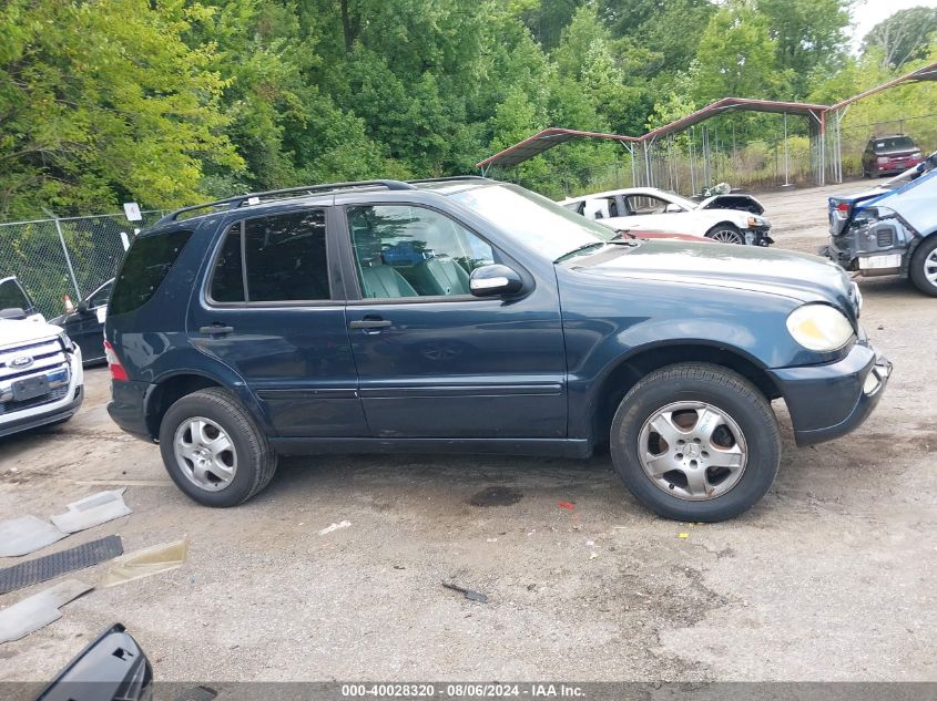 2003 Mercedes-Benz Ml 320 VIN: 4JGAB54E03A380274 Lot: 40028320