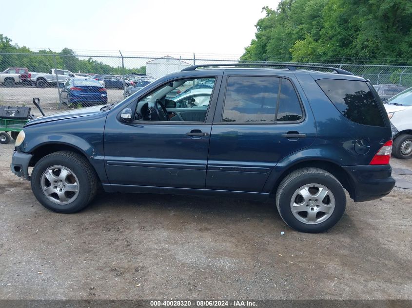 2003 Mercedes-Benz Ml 320 VIN: 4JGAB54E03A380274 Lot: 40028320