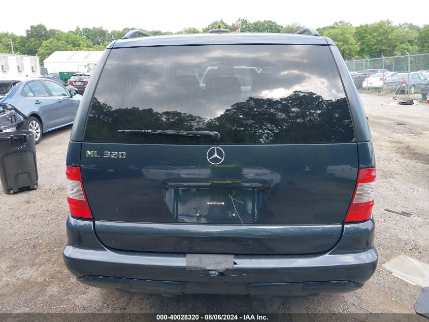 2003 Mercedes-Benz Ml 320 VIN: 4JGAB54E03A380274 Lot: 40028320