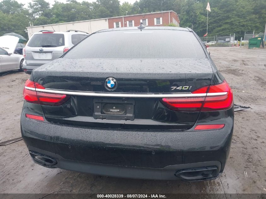 2019 BMW 740I VIN: WBA7E2C53KB454198 Lot: 40028339