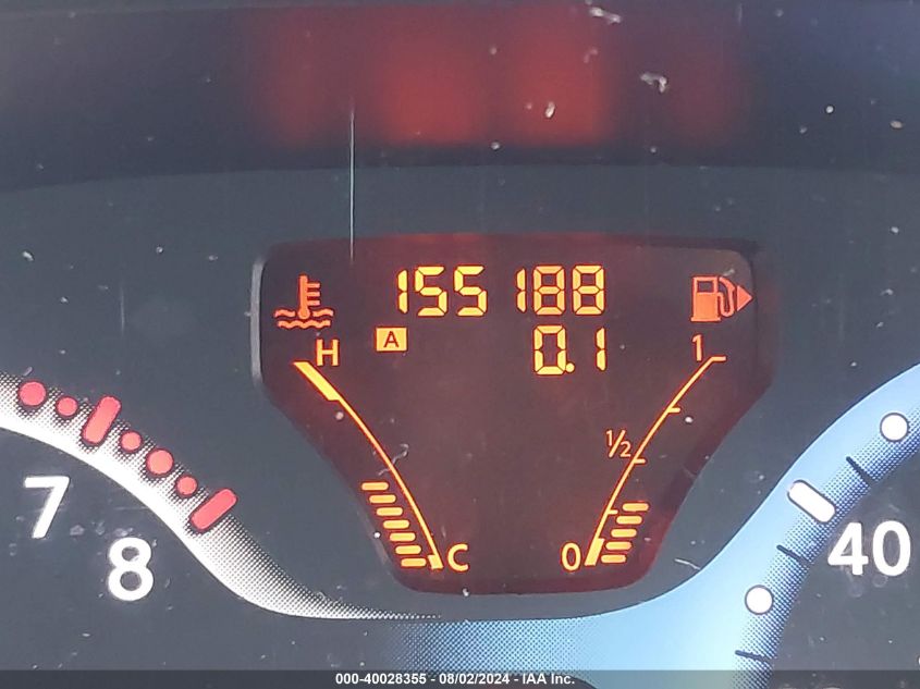 2009 Nissan Cube 1.8S VIN: JN8AZ28R09T115867 Lot: 40028355