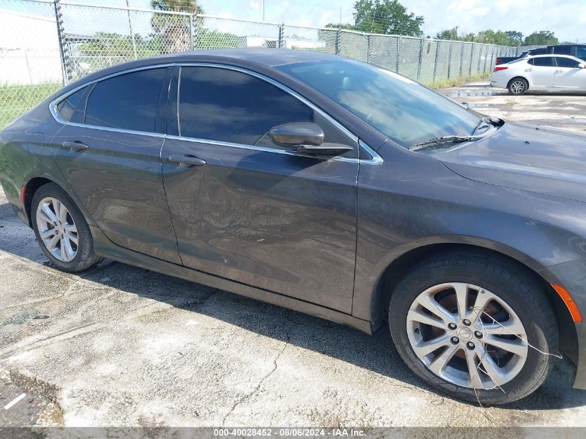 2015 Chrysler 200 Limited VIN: 1C3CCCAB0FN724924 Lot: 40028452