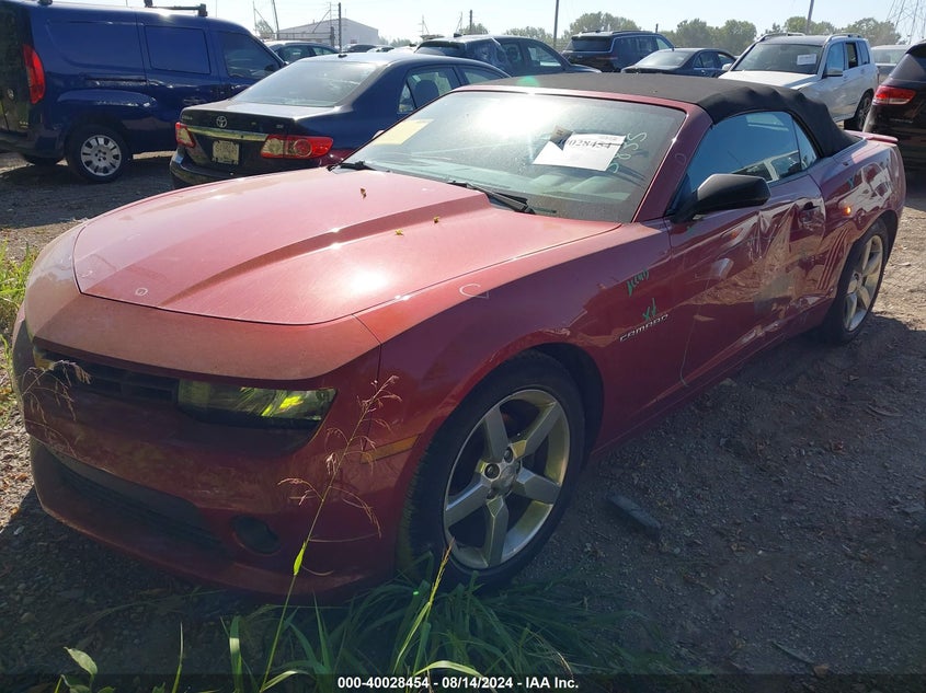 2014 CHEVROLET CAMARO VIN: 2G1FB3D39E9145988