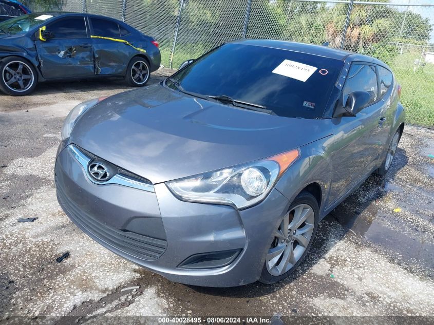 2016 Hyundai Veloster VIN: KMHTC6AD5GU248638 Lot: 40028495