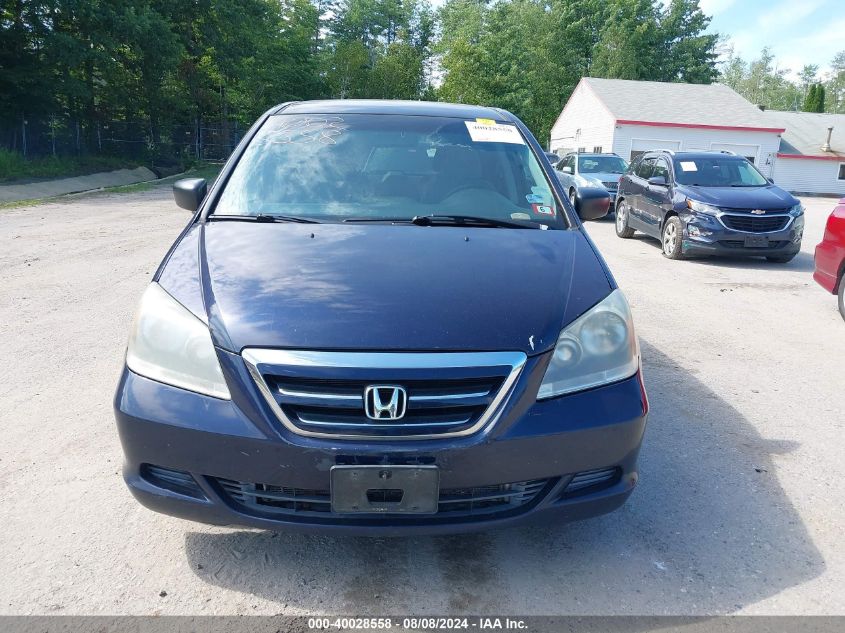 2007 Honda Odyssey Lx VIN: 5FNRL38287B125779 Lot: 40028558