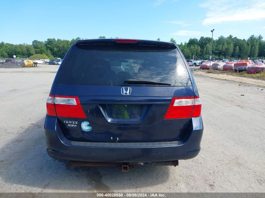 2007 Honda Odyssey Lx VIN: 5FNRL38287B125779 Lot: 40028558