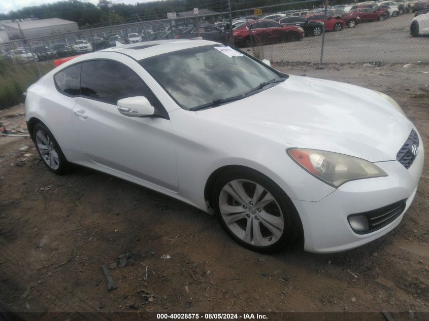 2010 Hyundai Genesis 3.8 Grand Touring VIN: KMHHU6KHXAU019710 Lot: 40028575