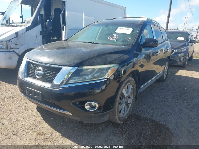 2014 Nissan Pathfinder Platinum VIN: 5N1AR2MN9EC654525 Lot: 40028630