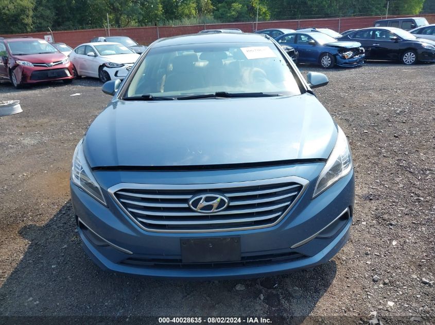 2016 Hyundai Sonata Se VIN: 5NPE24AF8GH312266 Lot: 40028635