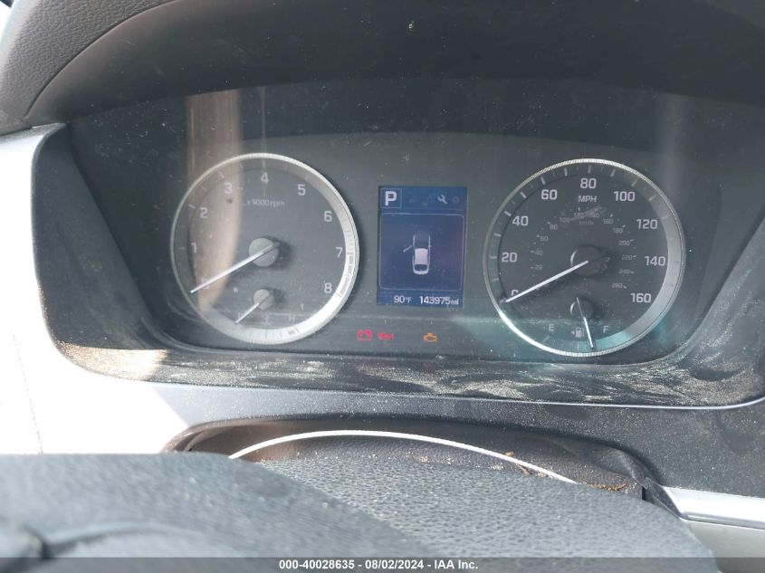 2016 Hyundai Sonata Se VIN: 5NPE24AF8GH312266 Lot: 40028635