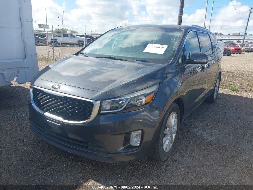 2015 Kia Sedona Ex VIN: KNDMC5C18F6049284 Lot: 40028679