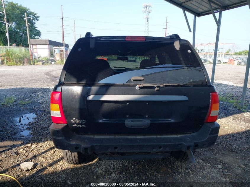 2002 Jeep Grand Cherokee Laredo VIN: 1J4GW48S02C117843 Lot: 40028689