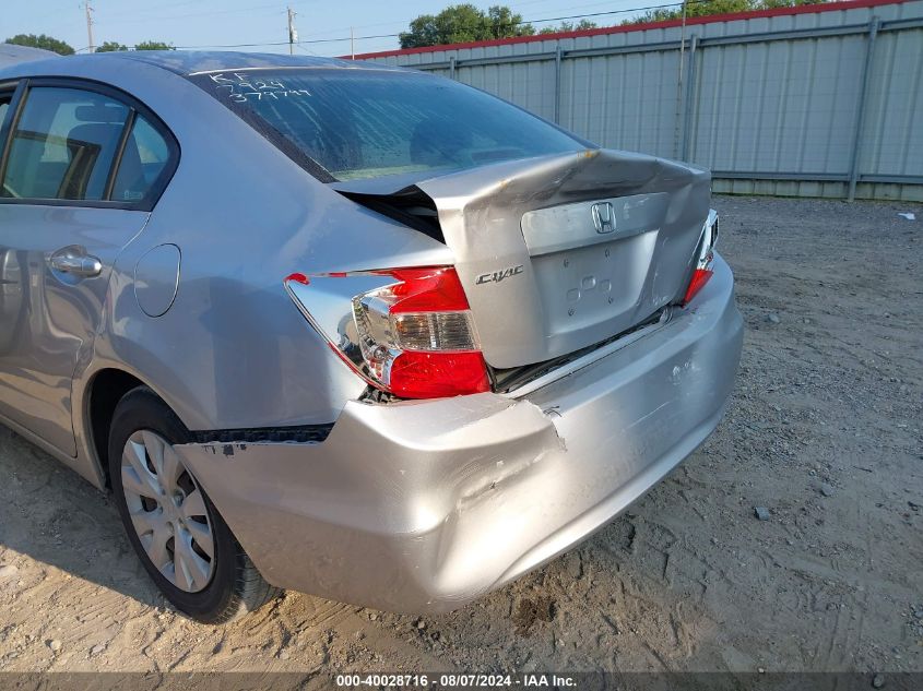 2012 Honda Civic Lx VIN: 19XFB2F55CE379799 Lot: 40028716